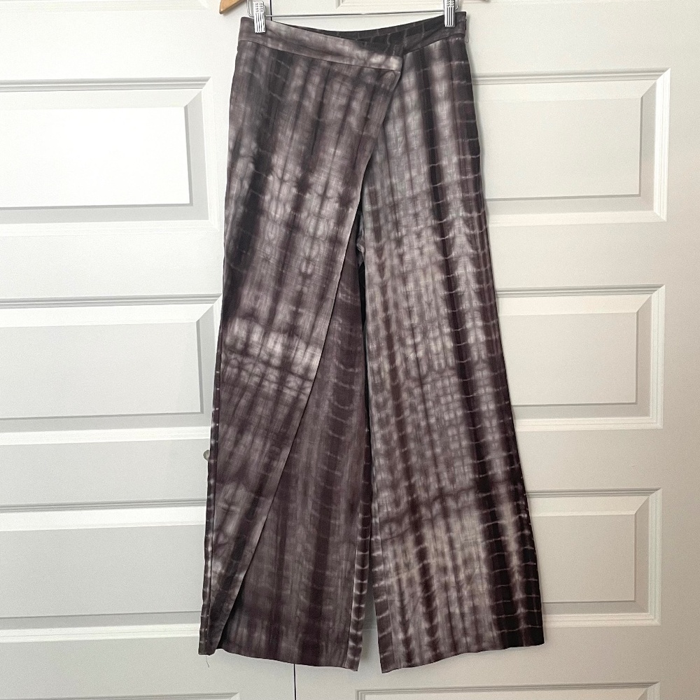 Zara Boho Tie Dye Wrap Pants NWT S